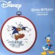 kit à broder ROYAL PARIS avec tambour Donald Disney