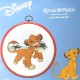 kit à broder ROYAL PARIS avec tambour le roi lion Disney