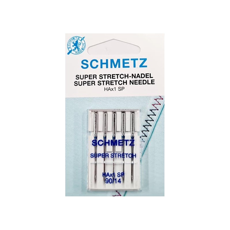 Aiguille Schmetz SUPER STRETCH 90/14 HAX1 SP la boite de 5 aiguilles -  mercerie-extra