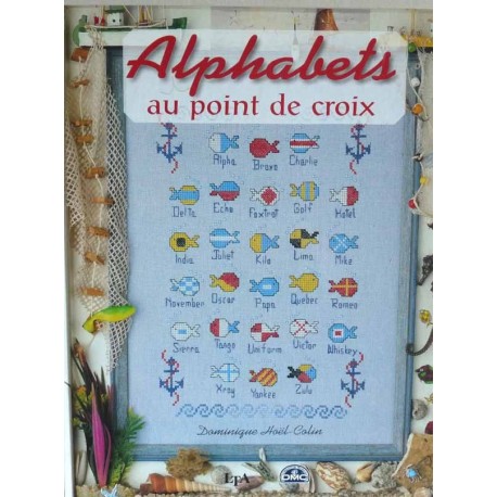 Aalphabets au point de croix livre de Dominique Hoel Colin