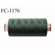 Bobine 1000 m fil Polyester n° 120 couleur vert longueur 1000 mètres grande marque