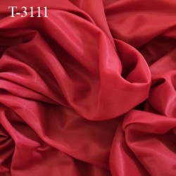 Tissu doublure très haut de gamme largeur 175 cm couleur rouge prix pour 10 cm de long et 175 cm de large