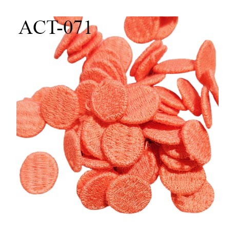 Décor ornement lingerie et autres couleur orange corail diamètre 10 mm prix à la pièce