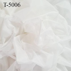 Marquisette tulle spécial lingerie haut de gamme 100% polyamide couleur naturel écru largeur 140 cm prix pour 10 cm