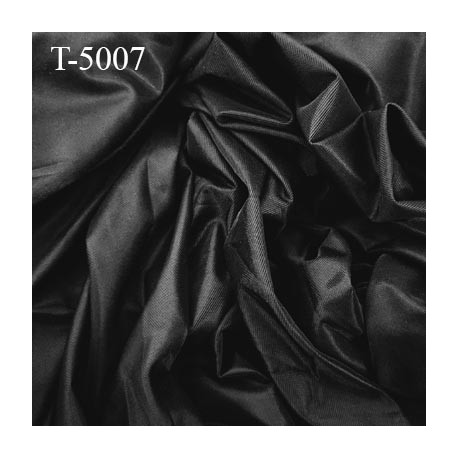 Marquisette tulle ou tulle fixe spécial lingerie haut de gamme 100% polyamide couleur noir satiné largeur 140 cm par 10 cm