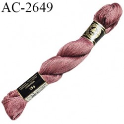 Echevette de coton perlé DMC 100% coton n°8 couleur bois de rose prix pour une échevette de 25 g soit environ 200 mètres
