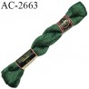 Echevette de coton perlé DMC 100% coton n°5 couleur vert sapin prix pour une échevette de 25 g soit environ 112 mètres