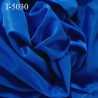 Marquisette tulle ou tulle fixe spécial lingerie haut de gamme couleur bleu satiné largeur 140 cm par 10 cm