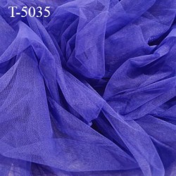 Marquisette tulle spécial lingerie haut de gamme couleur bleu lavande largeur 155 cm par 10 cm