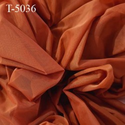Powernet spécial lingerie extensible couleur brique ou rouille haut de gamme largeur 155 cm prix pour 10 cm longueur