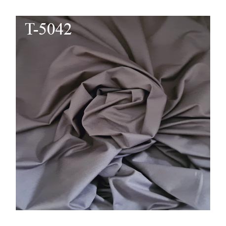 Tissu lingerie et sport haut de gamme tissu fin lycra élasthanne couleur gris foncé largeur 180 cm 125 grs au m2