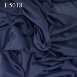 Tissu coton jersey spécial lingerie fond de culotte marine largeur 130 cm poids m2 prix 10 cm de long par 155 cm