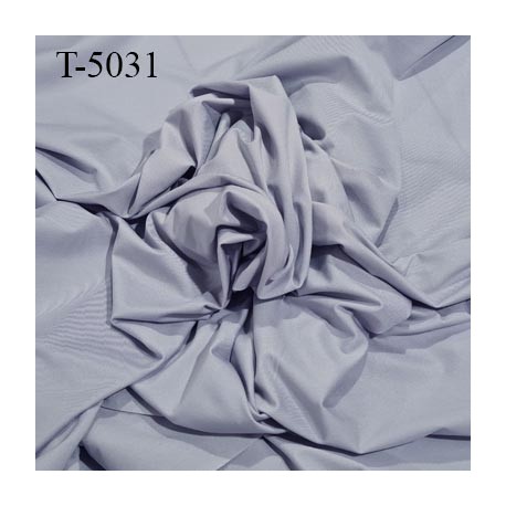 Tissu lingerie et sport haut de gamme lycra élasthanne couleur gris largeur 180 cm 140 grs au m2 prix pour 10 cm de longueur