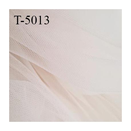 Marquisette tulle spécial lingerie haut de gamme couleur perle rosé largeur 140 cm prix pour 10 cm 100 % polyamide