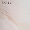 Marquisette tulle spécial lingerie haut de gamme couleur perle rosé largeur 140 cm prix pour 10 cm 100 % polyamide