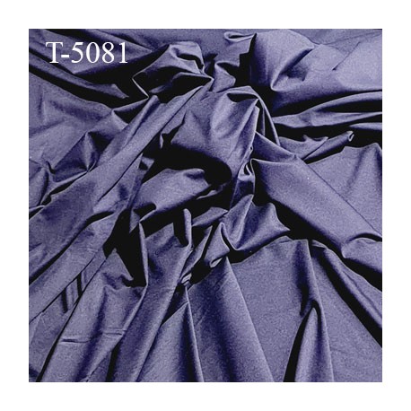 Tissu lycra élasthanne bleu ancre haut de gamme 155 gr au m2 prix pour 10 centimètres de longueur et 180 cm de large