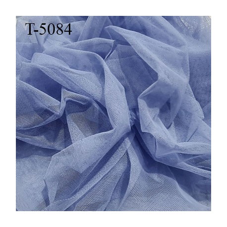 Marquisette tulle spécial lingerie haut de gamme couleur bleu largeur 150 cm prix pour 10 cm 100 % polyamide