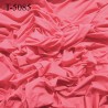 Tissu lingerie haut de gamme rose corail lycra élasthanne largeur 150 cm 130 grs au m2 prix pour 10 cm de longueur