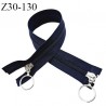 Fermeture zip double curseurs 30 cm couleur bleu marine largeur 2.5 cm zip nylon 30 cm largeur 5 mm prix au mètre