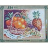 Canevas à broder 40 x 50 cm thème nature morte marque SEG de Paris SENTEURS DE FRUITS