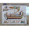 Canevas à broder 40 x 50 cm tapisserie de Bayeux marque SEG de Paris NAVIRE NORMAND