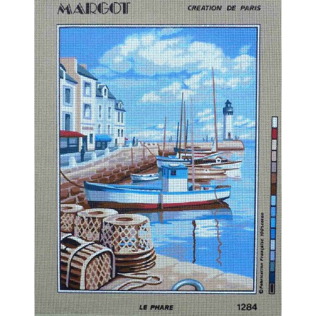 Canevas à broder 40 x 50 cm marque MARGOT création de Paris LE PHARE