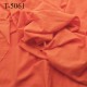 Tissu lycra élasthanne orange très haut de gamme 120 gr au m2 largeur 140 cm prix pour 10 cm de longueur et 140 cm de large