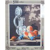 Canevas à broder 40 x 50 cm marque SEG de Paris thème nature morte ETAIN ET FRUITS