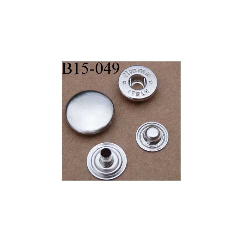 Boutons pressions 15 mm + outillage col. Nickel - Couture loisirs - Ma  Petite Mercerie