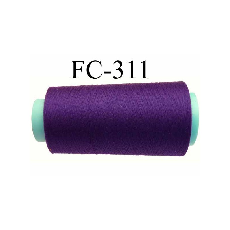 Cone Economique De Fil Polyester Fil N 1 Couleur Violet Fonce Longueur 00 Metres Bobine En France Mercerie Extra